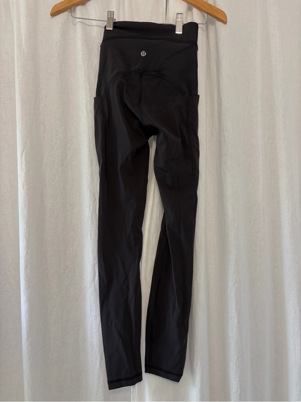 lululemon athletica Black High-Rise Leggings with Side Pockets